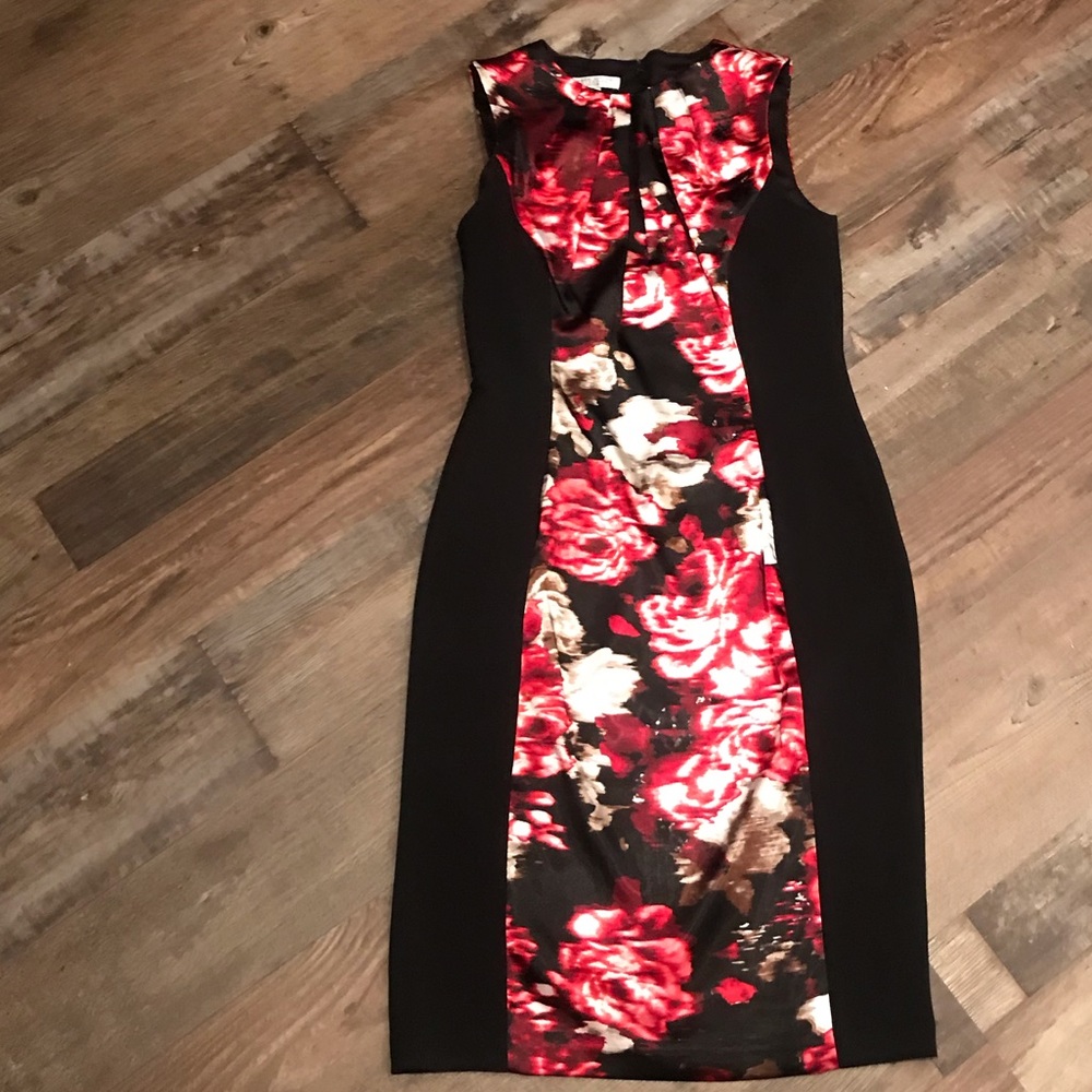 Black sheath style dress